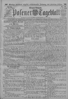 Posener Tageblatt 1914.03.22 Jg.53 Nr137