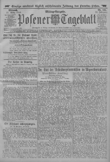Posener Tageblatt 1914.03.25 Jg.53 Nr142