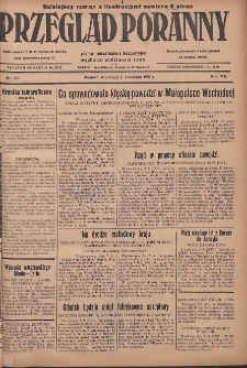 Przegląd Poranny: pismo niezależne i bezpartyjne 1927.09.04 R.7 Nr200