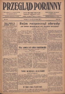Przegląd Poranny: pismo niezależne i bezpartyjne 1927.09.20 R.7 Nr213