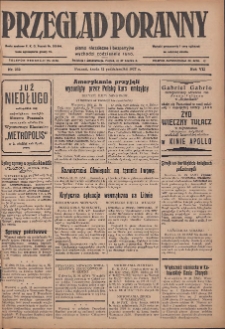 Przegląd Poranny: pismo niezależne i bezpartyjne 1927.10.12 R.7 Nr232