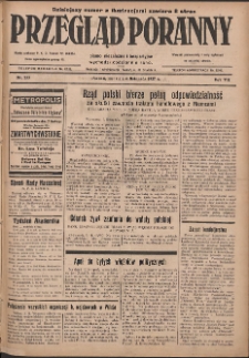 Przegląd Poranny: pismo niezależne i bezpartyjne 1927.11.06 R.7 Nr253