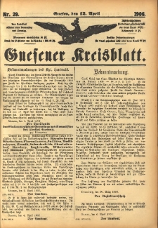 Gnesener Kreisblatt 1906.04.12 Nr29