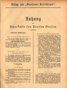 Beilage zum "Gnesener Kreisblatt"