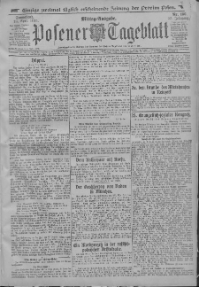 Posener Tageblatt 1914.04.180 Jg.53 Nr180