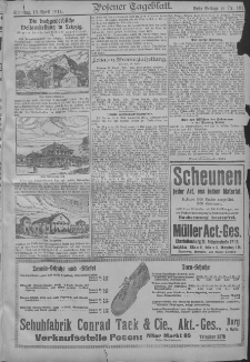 Posener Tageblatt 1914.04.19 Jg.53 Nr181