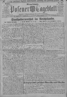 Posener Tageblatt 1914.04.20 Jg.53 Nr182