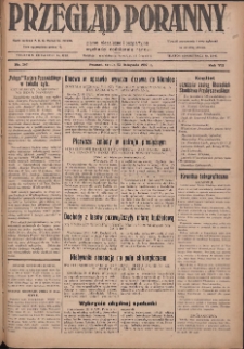 Przegląd Poranny: pismo niezależne i bezpartyjne 1927.11.23 R.7 Nr267
