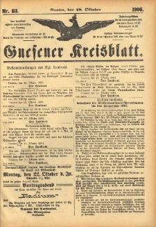 Gnesener Kreisblatt 1906.10.18 Nr83