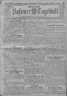 Posener Tageblatt 1914.04.27 Jg.53 Nr194