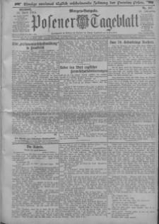 Posener Tageblatt 1914.04.29 Jg.53 Nr197