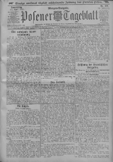 Posener Tageblatt 1914.04.30 Jg.53 Nr199