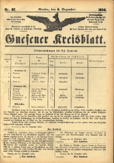 Gnesener Kreisblatt 1906.12.06 Nr97