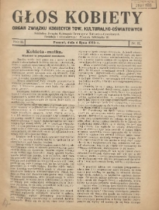 Głos Kobiety 1933.07.01.R.3 Nr12