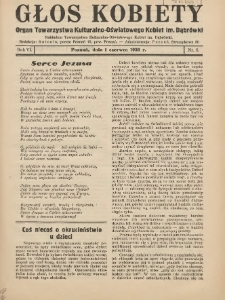 Głos Kobiety 1936.06.01 R.6 Nr6