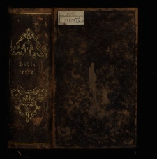 Bible česk&aacute; čili P&iacute;smo swat&eacute; star&eacute;ho i now&eacute;ho Z&aacute;kona : podl&eacute; obecn&eacute;ho latinsk&eacute;ho, od sw. Ř&iacute;msk&eacute; katolick&eacute; c&iacute;rkwe schw&aacute;len&eacute;ho w&yacute;kladu přeložen&eacute;, a opět s pilnost&iacute; přehlednut&eacute;, ponaprawen&eacute;, wyswětlen&eacute; a znowa wydan&eacute;. Dil 1, Z&aacute;kon star&yacute;.