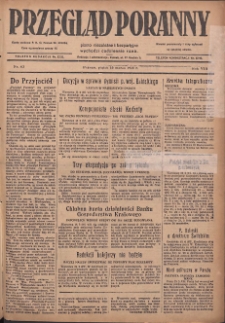 Przegląd Poranny: pismo niezależne i bezpartyjne 1928.03.16 R.8 Nr63