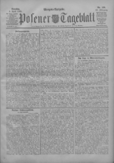Posener Tageblatt 1905.04.09 Jg.44 Nr169