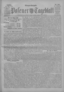 Posener Tageblatt 1905.05.28 Jg.44 Nr249