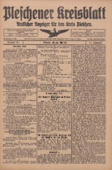 Pleschener Kreisblatt: Amtliches Anzeiger für den Kreis Pleschen 1918.07.10 Jg.66 Nr55