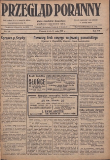 Przegląd Poranny: pismo niezależne i bezpartyjne 1928.05.16 R.8 Nr112