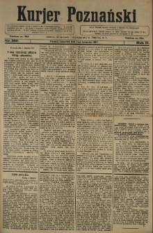Kurier Poznański 1907.11.07 R.2 nr256