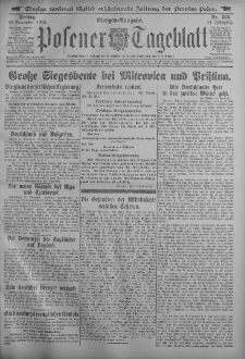 Posener Tageblatt 1915.11.26 Jg.54 Nr553
