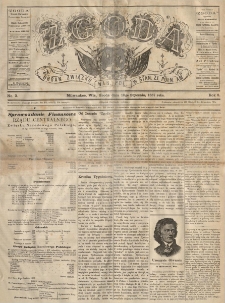 Zgoda : organ Związku Narodowego Polskiego w Stanach Zjednoczonych Północnej Ameryki. 1887.01.19 R.6 No.3