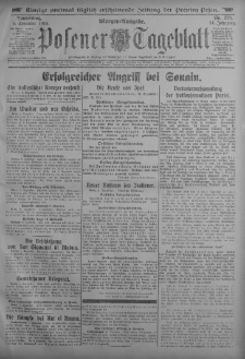 Posener Tageblatt 1915.12.09 Jg.54 Nr575