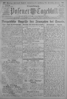 Posener Tageblatt 1915.12.12 Jg.54 Nr581