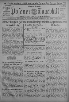 Posener Tageblatt 1915.12.25 Jg.54 Nr603