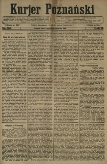 Kurier Poznański 1907.11.22 R.2 nr268