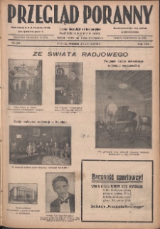 Przegląd Poranny: pismo niezależne i bezpartyjne 1928.08.12 R.8 Nr184