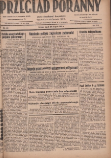 Przegląd Poranny: pismo niezależne i bezpartyjne 1928.08.24 R.8 Nr193