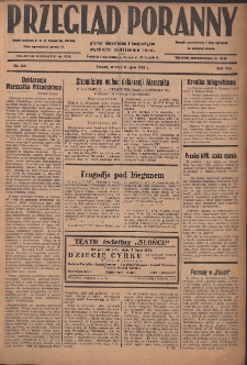 Przegląd Poranny: pismo niezależne i bezpartyjne 1928.07.03 R.8 Nr149