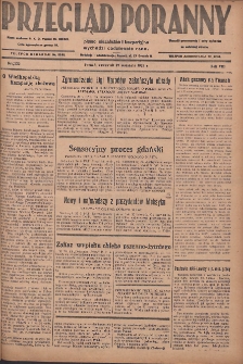 Przegląd Poranny: pismo niezależne i bezpartyjne 1928.09.27 R.8 Nr222