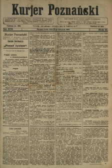 Kurier Poznański 1907.11.27 R.2 nr272