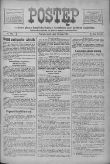 Postęp: narodowe pismo katolicko-ludowe niezależne pod każdym względem 1916.05.31 R.27 Nr124