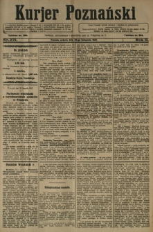 Kurier Poznański 1907.11.30 R.2 nr275
