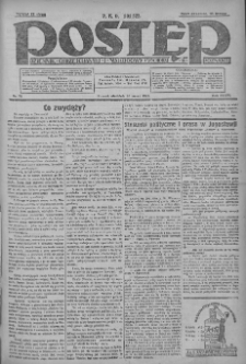 Postęp: dziennik chrześcijański i narodowy: wychodzi w Poznaniu 1925.03.29 R.36 Nr73
