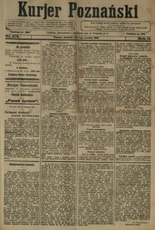 Kurier Poznański 1907.12.01 R.2 nr276