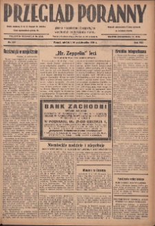 Przegląd Poranny: pismo niezależne i bezpartyjne 1928.10.14 R.8 Nr237