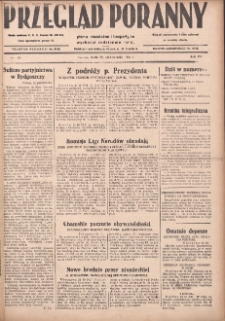 Przegląd Poranny: pismo niezależne i bezpartyjne 1928.10.24 R.8 Nr245