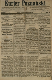Kurier Poznański 1907.12.05 R.2 nr279