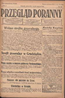 Przegląd Poranny: pismo niezależne i bezpartyjne 1922.03.16 R.2 Nr68