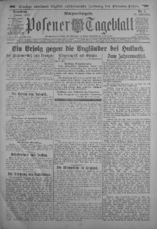 Posener Tageblatt 1916.01.01 Jg.55 Nr1