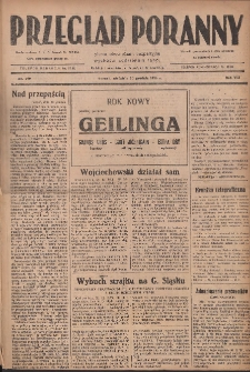 Przegląd Poranny: pismo niezależne i bezpartyjne 1928.12.30 R.8 Nr299
