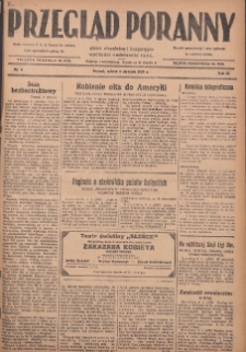 Przegląd Poranny: pismo niezależne i bezpartyjne 1929.01.05 R.9 Nr4