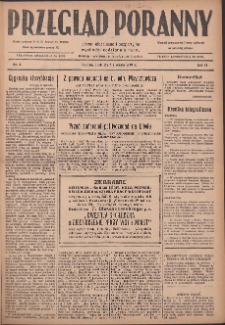 Przegląd Poranny: pismo niezależne i bezpartyjne 1929.01.06 R.9 Nr5