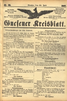 Gnesener Kreisblatt 1907.07.11 Nr55